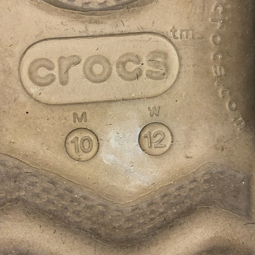 Rare Vintage Crocs Ambler Archival Suede Hybrid Duck Boots Khaki Fleece Lined